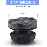 1 Pcs Tire Sponge Applicator Tire Shine Applicator Tire Dressing Wet Applicator Pads Reusable Auto Cleaning Supplies