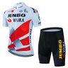 2023 Cycling Kit Men JUMBO Racing Team Cycling Jersey Set Summer MTB Maillot Bicycle Clothes Outdoor Equipment Cycling Clothing