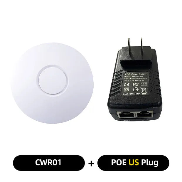 PIXLINK 300Mbps WiFi Repeater Wall Mounted Wifi Access Point Wireless Dual Band Indoor Ceiling AP Mode CWR01