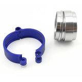 Aluminium Exhaust System V-band Clamp Assembly Anodized Clamp For 2"/2.5"/3" OD Turbo Intake Intercooler Pipe