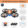 4DRC V8 Mini Drone 4k profession HD Wide Angle Camera 1080P WiFi fpv Dron Camera Height Keep Drones Camera RC Quadcopter Toys