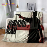 The Walking Dead Horror Soft Plush Blanket,Flannel Blanket Throw Blanket for Living Room Bedroom Bed Sofa Picnic Cover Bettdecke