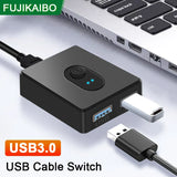 USB Switcher Hub Bi-Direction 1x2 2x1 USB3.0 Splitter Adapter For Computers Laptops TV Lenovo Keyboard Switch Shared Connector