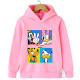 Sweatshirts Manga Anime Mickey Minnie Mouse Hoodie Kid Girl Boy Sweatshirt Hoody Cartoon Children Cute Clothes Baby Top Pullover