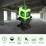 Multifunctional Laser Level 16/12 Lines Green Light Laser Level Self-leveling Machine Battery Leveling Tool Ground Wall Sticker