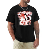 Olympiakos Gate 7 T-shirt sweat Aesthetic clothing plus size tops plain workout shirts for men