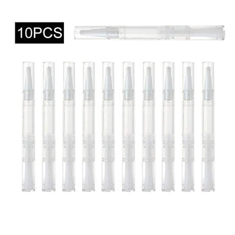 Transparent Twist Pens Empty Nail Oil Pen with Brush Empty Cuticle Oil Pen Cosmetic Container Pen Lip Gloss Tubes wholesale