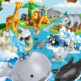 26pcs/set Big Size Figure Animals Block Farm Series Big Building Blocks Animals Series Toys For Childrens Kids Party Gift