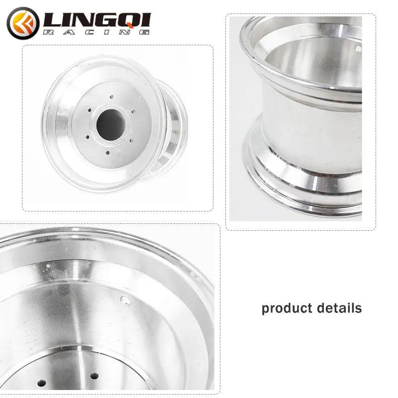 LYNNCHI Motorcycle 220mm Aluminum Rear Wheel Hub Beach Rim For ATV Dune Buggy Scooter Drift Car Go Karting Four Wheel Parts