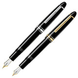 New Luxury Msk-149 Piston Filling Classic Fountain Pen MB 4810 Nib Black & Blue Resin Office Writing Ink Pens With Serial Number