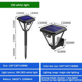 Solar Powered Outdoor Courtyard Decorative Lights with Waterproof IP65 Ground Inserted Lawn LED Lighting Garden Landscape Lamps