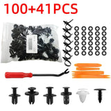 100/415/680PCS Car Fastener Clips Mixed Car Fasteners Door Trim Panel Auto Bumper Rivet Retainer Push Engine Cover Fender Clip