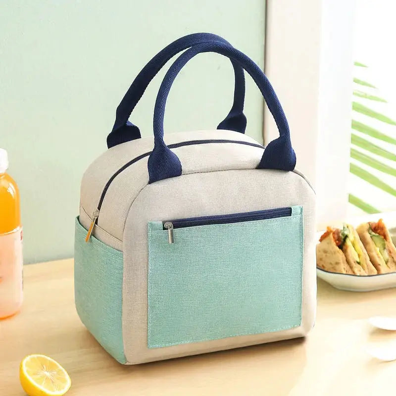 Portable Lunch Bag Ice Cooler Pack Insulation Picnic Food Storage Bags For Girl Female Kids Tote School Bento Dinner Container