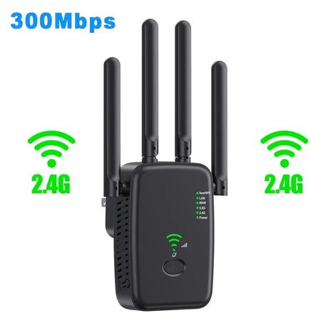 1200Mbps Wireless WiFi Repeater Wifi Signal Booster Dual-Band 2.4G 5G WiFi Extender 802.11ac Gigabit WiFi Amplifier WPS Router