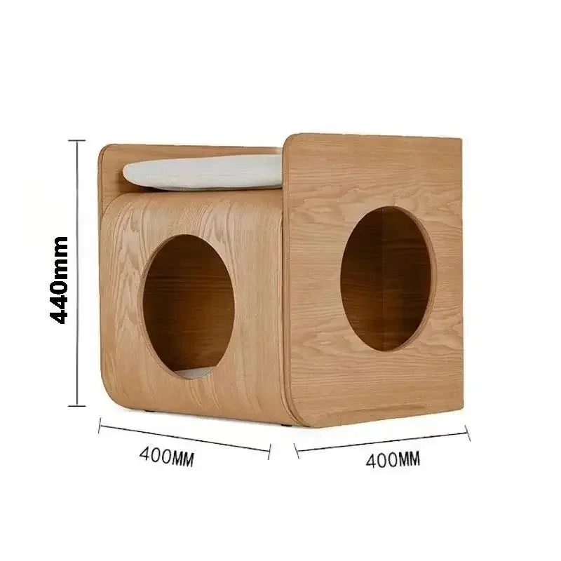 Cat Nest Coffee Table Bedside Table Stool Furniture Multifunctional Premium Solid Wood Bedside Table Luxury Home Cat House