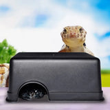 Reptile Hide Box Small Reptiles Pets Toys Gecko Snake Shelter House Food Water Bowl Cave Climbing Box Small Animal Hideaway