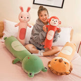 50cm Cute Rabbit Pillow Plush Toy Lion Monkey Frog  Animal Long Leg Sleeping Cushion Doll To Children Birthday Christmas Gift