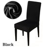 Dining chair Cover For Home Polar Fleece Fabric Chair Cover Stretch Slipcovers Seat Chair Covers Banquet Hotel Dining Room