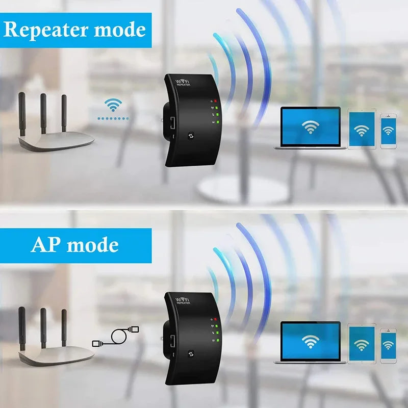 300Mbps Wireless WiFi Repeater Extender Amplifier 802.11N Network Booster Router's Signal Range Repiter Access Point