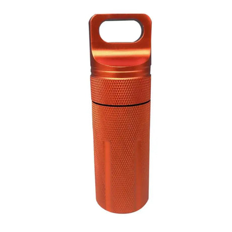 Outdoor Strong CNC Waterproof Emergency First Aid Kits Safety Survival Pill Bottle Aluminium Camping EDC Tank Box for Cigarettes