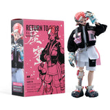 21cm Anime Warrior Doll Action Figurine Model Toys Kits Short Hair  Action Figure Figurine PVC Collection Model Doll Toys