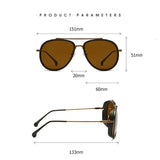 Retro Aviator Sunglasses Men Metal Frame Sunglasses Men Retro Sunglasses Men Big Frame Cycling Sun Glasses Equipment