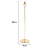 1 Set European Metal Candle Holder Exquisite Candlestick Candelabra Vintage Golden Wedding Decoration Home Living Room Decor