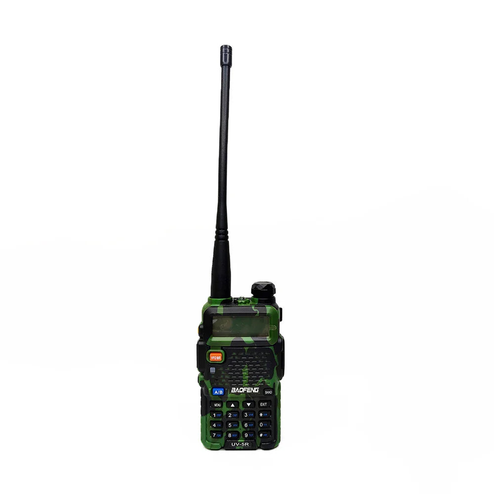 BAOFENG Original UV-5R Camouflage Walkie Talkie BF-UV5R Portable Two Way Radios 5W Dual Band 128CH 1800mAh Wireless Communicator