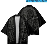 Plus Size XXS-6XL animal Print Loose Japanese Streetwear Cardigan Women Men Harajuku Haori Kimono Cosplay Top Shirts Yukata