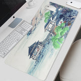 Mouse Pad Gaming Chinese Ancient Painting XL Mousepad XXL keyboard pad Natural Rubber Soft Non-Slip Office Accessories Mice Pad