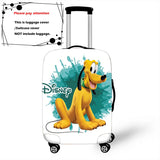 Disney Cartoon Pluto Mickey Thicken Luggage Suitcase Protective Cover Protect Dust Bag Trolley Cover Travel Accessories