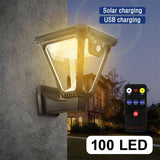 Solar Powered Outdoor Courtyard Decorative Lights with Waterproof IP65 Ground Inserted Lawn LED Lighting Garden Landscape Lamps