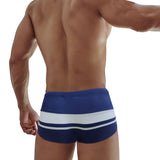 Men's Sexy Swimming Trunks Men's boxer  Swim Shorts Stripe Suit Swimsuit Male Beach Pants Summer Surfing Bathing