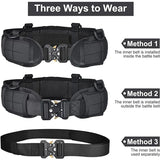 Men's Waist Belt Set Military Outdoor Hunting Tactical Multi-functional Combat Survival High Quality Marine Corps Style