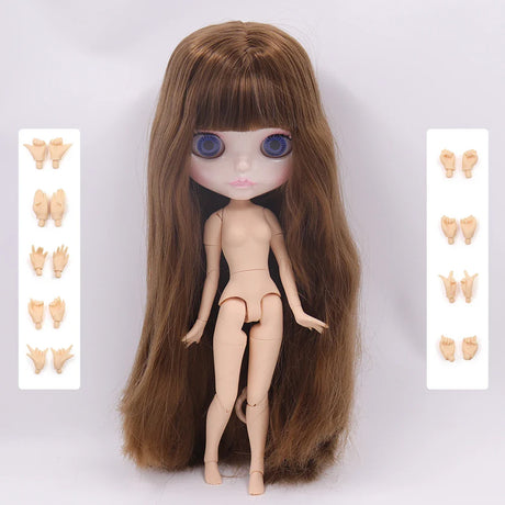 ICY DBS Blyth Doll 1/6 Joint Body 30CM BJD toys Natural shiny face with extra hands AB DIY Fashion Dolls girl gift