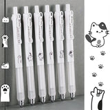 3 pcs/lot Kawaii Little Cats Cartoon Gel Ink Pens School Office Writing Supplies Gift Stationery Cute Pen Kids Prizes