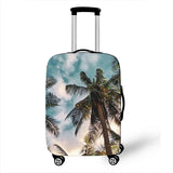 New Holiday style Print Luggage Cover for Travel Suitcase Protector Fits 18 ~32 Inch Zipper Elastic Suitcase cover