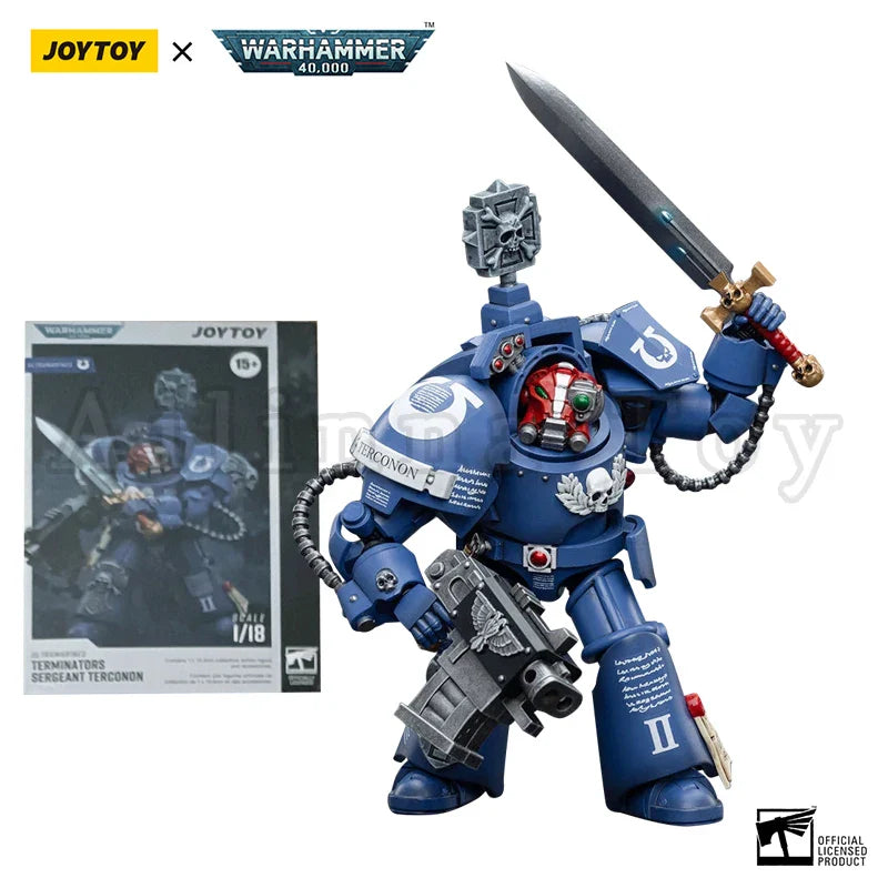 JOYTOY 1/18 Action Figure (6PCS/SET) 40K Ultra Terminators Anime Military Model Free Shipping