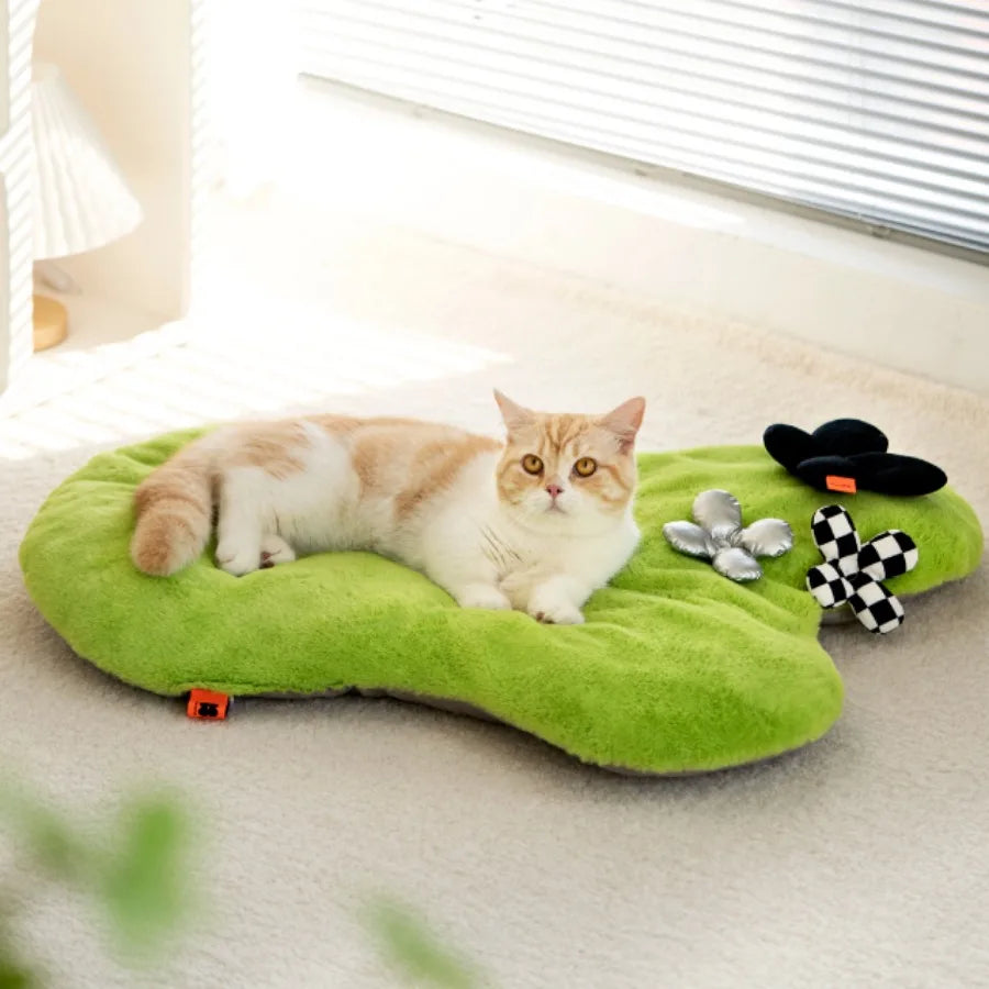 Sleeping Sofa Bed Winter Fashion Cats Nest Blankets Habitats Cat Snuffle Mat Fluffy Light Weight Cama Para Gatos Pet Supplies