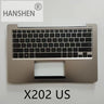 HANSHEN America Swedish  New Keyboard For ASUS X201 X202 X201E x202E Replace laptop  With C shell  silvery