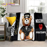 HD Cartoon Moschino Toy Bear 3D Blanket,Soft Throw Blanket for Home Bedroom Bed Sofa Picnic Travel Office Rest Cover Blanket Kid