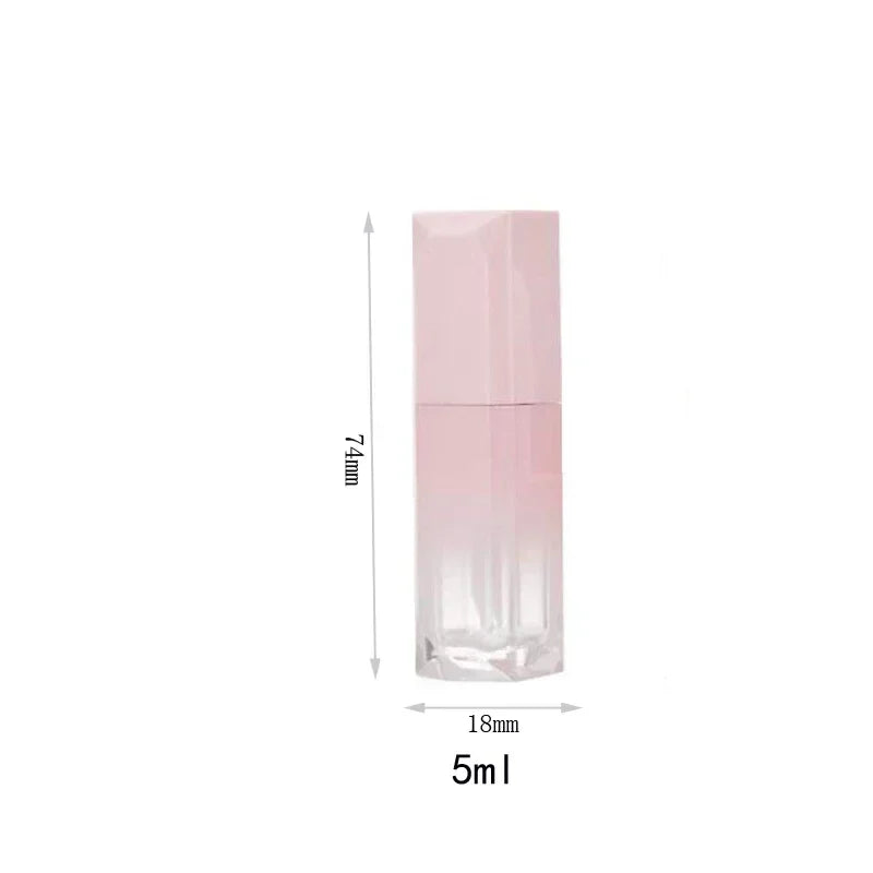 30Pcs 5ml Gradient Lip Gloss Tubes Containers Plastic Refillable Lip Balm Bottles Best Travel Home Beauty DIY Accessories