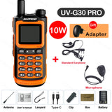 2024 Baofeng UV-G30 Pro Walkie Talkie Long Range Portable 1000 Channel Ham FM Radios UHF VHF USB-C Charge 2-Way Radio Waterproof