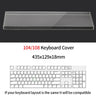 Acrylic Dust Cover for Keyboard Waterproof Dustproof Anti Stepping Protect Cover for 60 64 68 75 84 87 104 108 96 NJ68 Air Cover