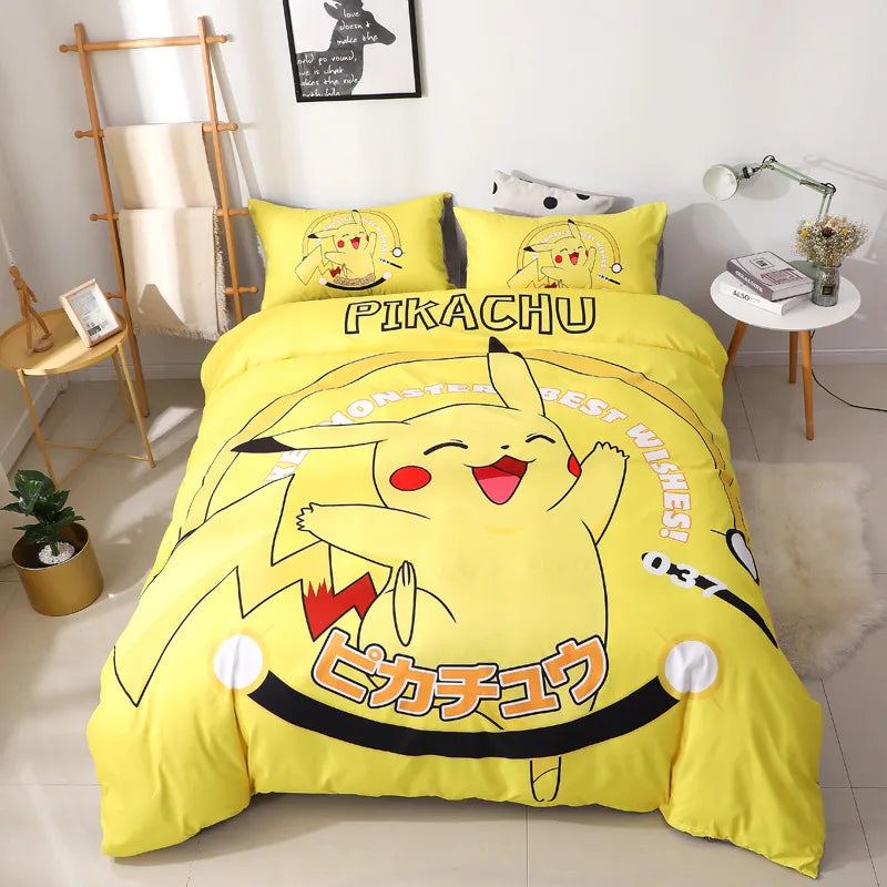 Keeppley Pokemon Animation Derivatives Bedding Sets Australia /Europe/USA Full Queen King Size Quilt Duvet Cover