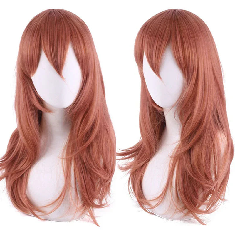 Angel Devil Wig Anime Cosplay Chainsaw Man Cosplay Long Dark Orange Hair Wig Angel Devil Men Wig Halloween Angel Devil