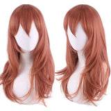 Angel Devil Wig Anime Cosplay Chainsaw Man Cosplay Long Dark Orange Hair Wig Angel Devil Men Wig Halloween Angel Devil