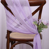 40PCS Chiffon Chair Sashes Wedding Chair Decoration 16x275cm Long For Wedding Aisle Decorations Party Banquet Event Baby Shower