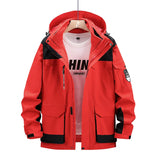 Plus Size 8xl Outdoor Waterproof Men's Two-pieces Sets 3 In 1 Thick Warm Coats Camping Windbreaker Winter Parka Hiking Jackets