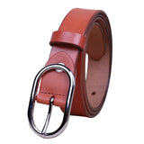 Women Genuine Leather Belt for Female Strap Casual All-match Ladies Adjustable Belts Designer High Quality QJ CINGA Brand